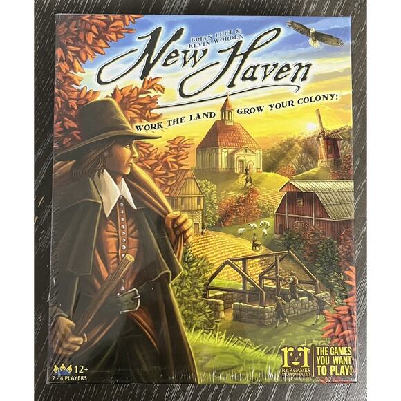 New Haven Board Game by Brian Left & Kevin Worden, 2013 R & R Games, New - Picture 1 of 8
